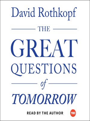 cover image of The Great Questions of Tomorrow
